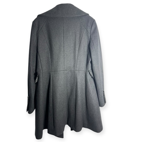 Betsey Johnson Charcoal Double-Breasted Pea Coat - Picture 8 of 8